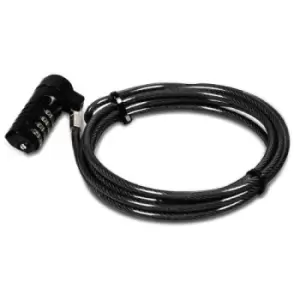 Image of Port Designs 901209 cable lock Black 1.8 m