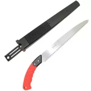 Image of Tree Branch Hedge Cutting Pruning Saw & Holster 25cm - Wilkinson Sword