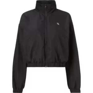 Image of Calvin Klein Jeans Back Logo Wind Breaker Jacket - Black
