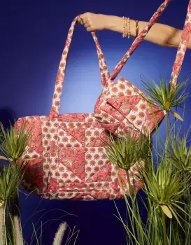 Image of Accessorize Patchwork Print Weekend Bag