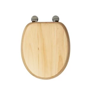 Image of Croydex Douglas Sit Tight Toilet Seat - Pine