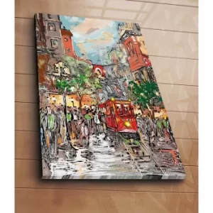 Image of 70100C-085 Multicolor Decorative Canvas Painting