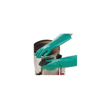 Image of ND45/09 N-Dura 45 Green N Itrile Glove 45CM Size 9 - Polyco
