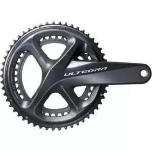 Image of Shimano Ultegra R8000 Double Chainset - 50/34 - Grey