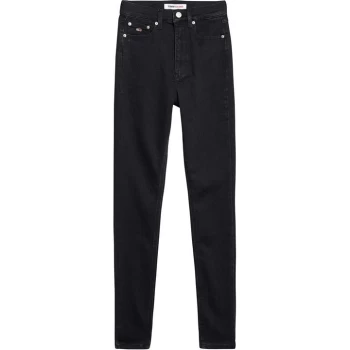 Image of Tommy Jeans Melany Super Skinny Jeans - DENIM BLK 1BZ