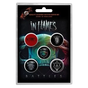 Image of In Flames - Battles Button Badge Pack