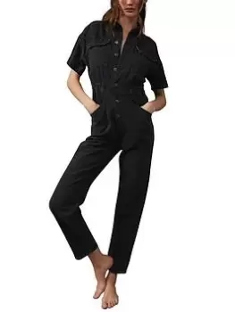 Image of Free People Marci Jumpsuit - Iron Black