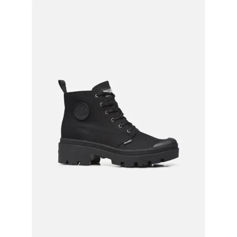 Image of Palladium Boots Palladium Pallabase Twill Noir Female 37