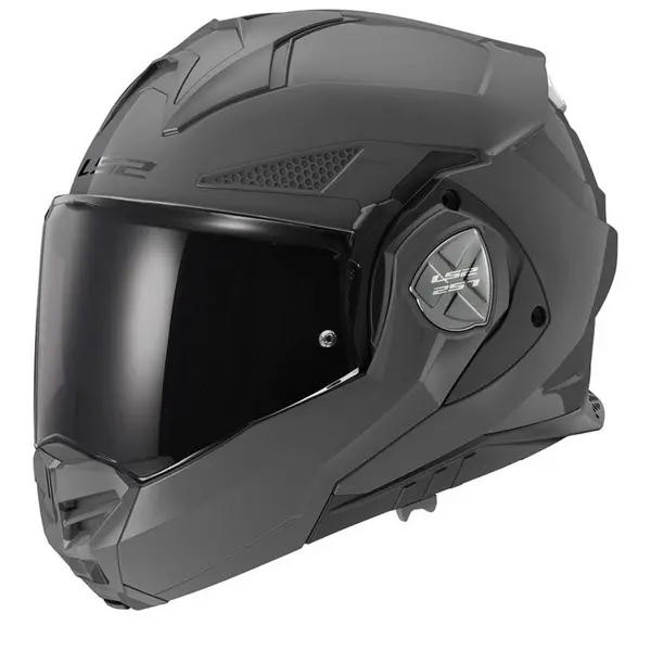 Image of LS2 FF901 Advant X Solid Nardo Grey 06 Modular Helmet Size XS