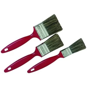 Image of Wickes Trade Mixed Size Paint Brushes - Pack of 3