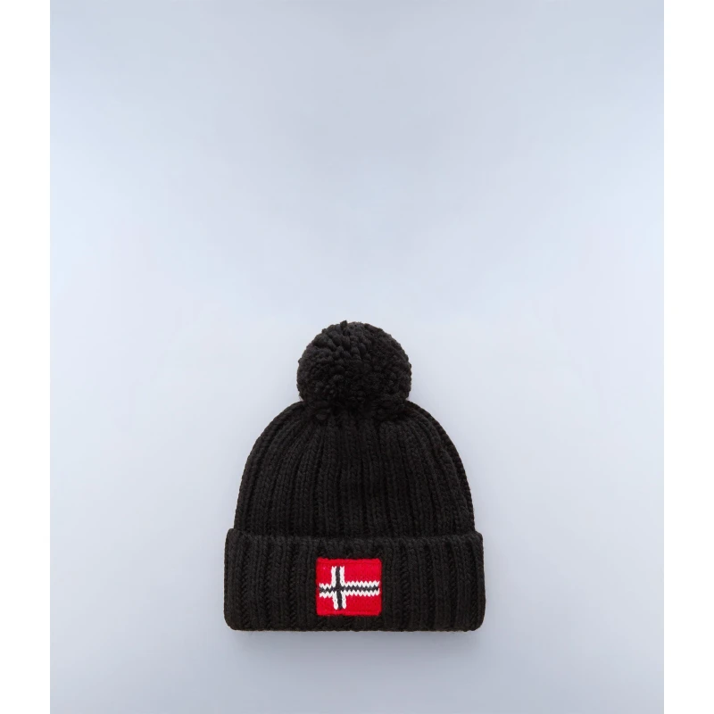 Image of Napapijri Semiury Beanie Hat Juniors Black 041 male Infants