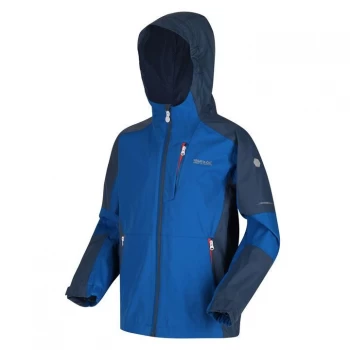 Image of Regatta Junior Calderdale II Waterproof Jacket - NautiBl/DkDe