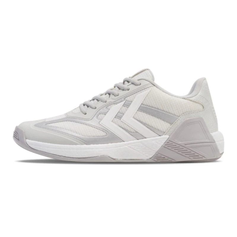 Image of Hummel Mens Algiz V Handball Trainers White/Grey male 8 (42)