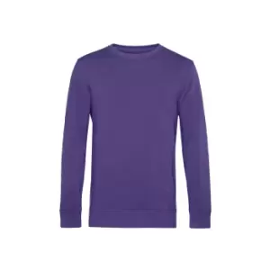 Image of B&C Mens Organic Crew Neck Sweat (3XL) (Radiant Purple)