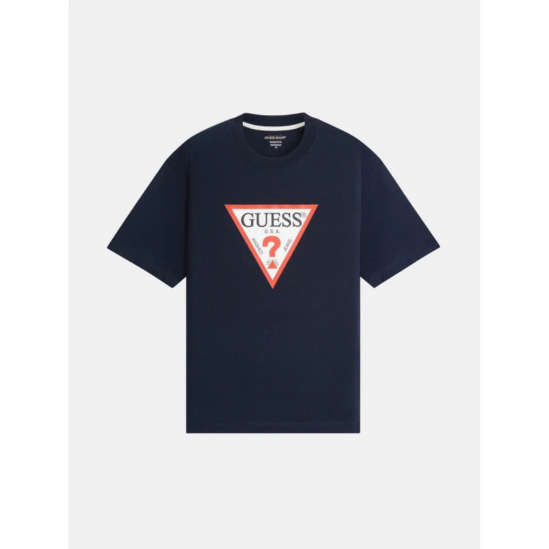 Image of Guess Jeans Iconic Tee Ocean A71W male Small