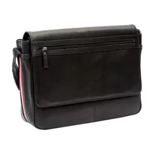 Image of PRIMEHIDE Large Texan Mens Bag - Black