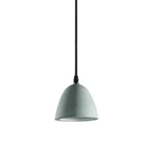 Image of Oil 1 Light Ceiling Pendant Cement Grey, GU10