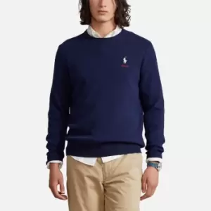 Image of Polo Ralph Lauren Mens Cotton Jumper - Cruise Navy - XXL