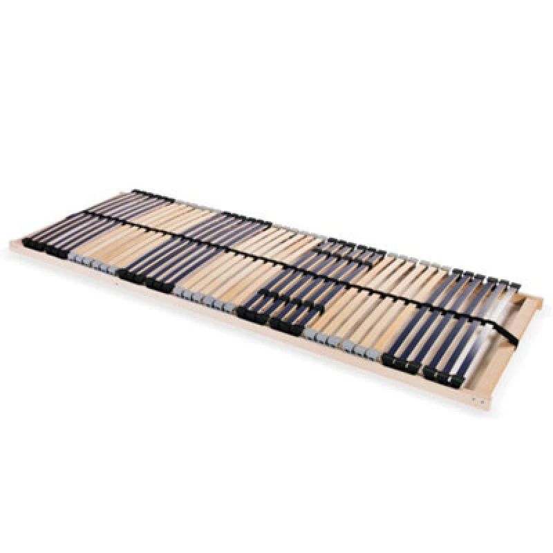 Image of Vidaxl Slatted Bed Base Without Mattress With 42 Slats 7 Zones 90X200 Cm