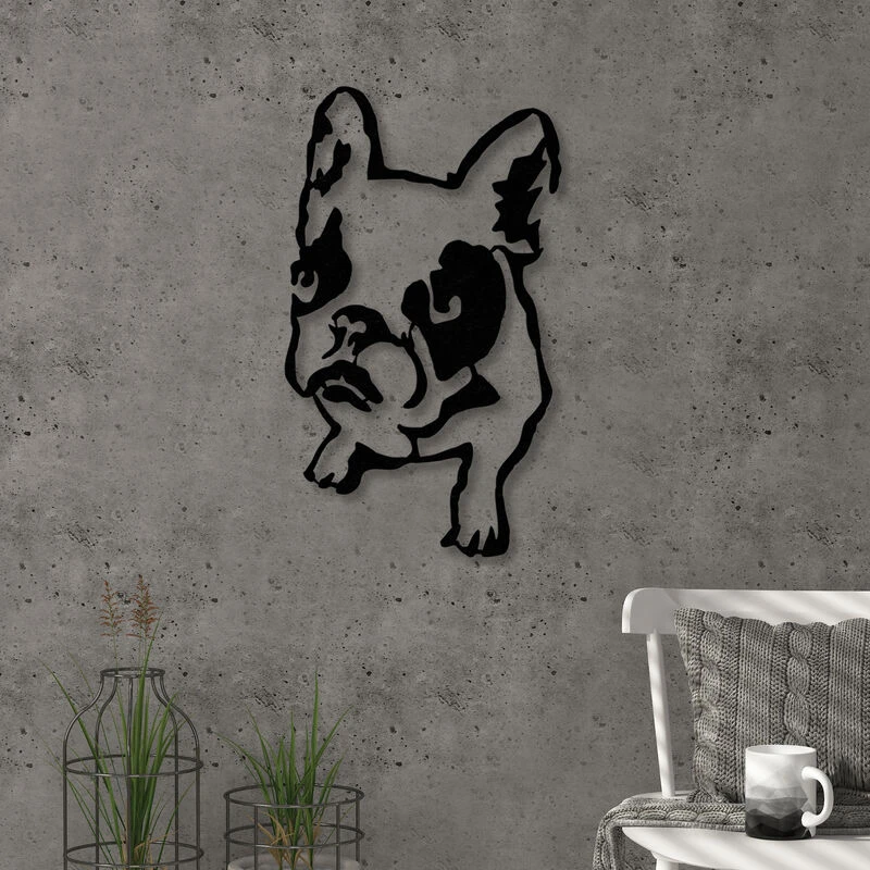 Image of DECORTIE Decortie - metal wall art NO.1 dogo - Black - Black M.DK.T.13332.2