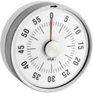 Image of TFA Dostmann Puck Timer White Analogue