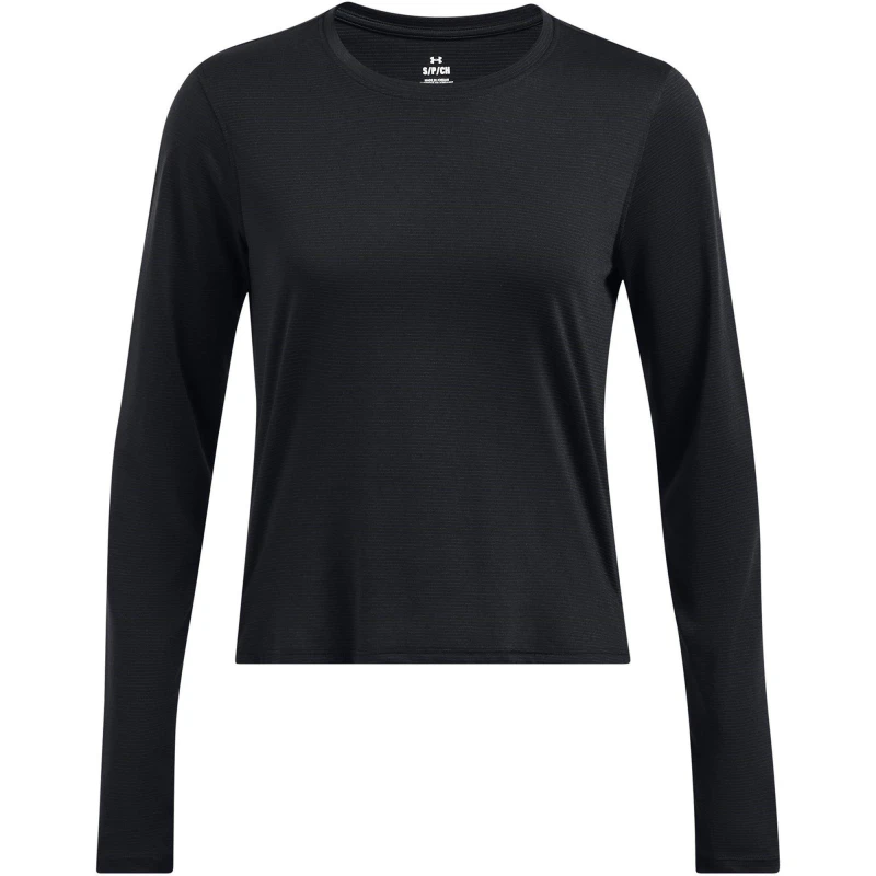 Image of Under Armour Womens Launch Long-Sleeve Performance Top Black female 16 (XL)