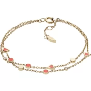 Image of Ladies Fossil Gold Plated Stainless Steel