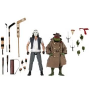 Image of NECA Teenage Mutant Ninja Turtles Casey Jones and Raphael In Disguise 7" Scale Action Figure 2 Pack