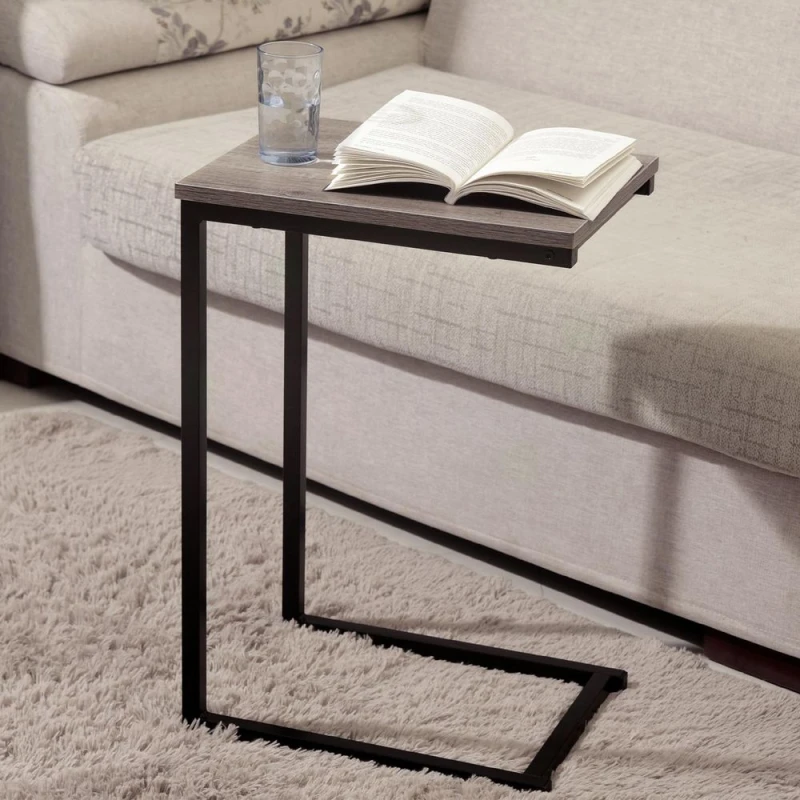 Image of Direct Online Houseware C Shaped Side Table Black Powder Coating