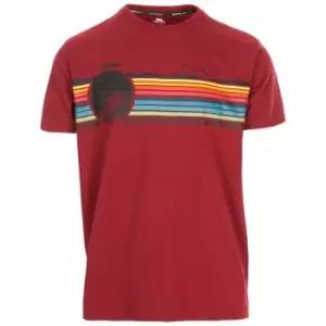 Image of Trespass Mens Lakehouse T-Shirt (XXS) (Merlot)
