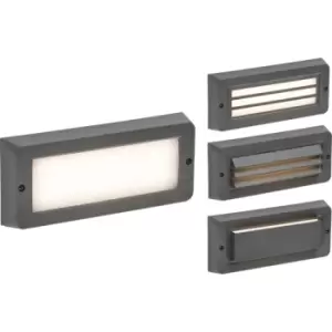 Image of Knightsbridge - LED cct Adjustable Surface Mount Brick light - Grey 230V IP65 5W