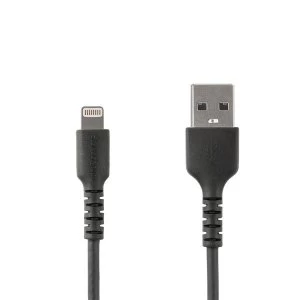 Image of StarTech 3.3 ft. (1 m) USB to Lightning Cable - Apple MFi Certified - Black