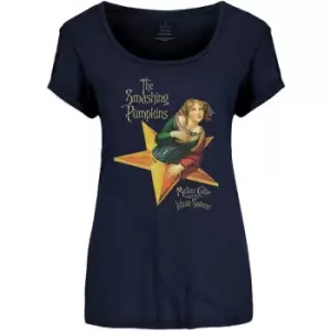 Image of The Smashing Pumpkins - Mellon Collie Ladies XX-Large T-Shirt - Blue