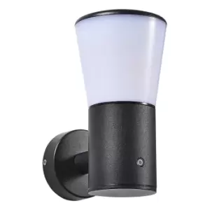 Image of Zink GAMMA Outdoor Wall Light with Dusk Til Dawn Sensor Black