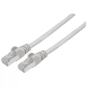 Image of Intellinet Network Patch Cable Cat6 10m Grey Copper S/FTP LSOH / LSZH PVC RJ45 Gold Plated Contacts Snagless Booted Lifetime Warranty Polybag