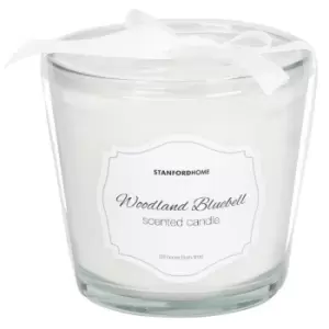 Image of Stanford Home 3 Wick Candle Jar - Woodland Blue