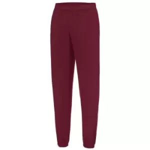 Image of Awdis Mens College Jogging Bottoms (L) (Burgundy)