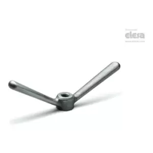 Image of ELESA Clamping Nut-GN 206.1-25-M12-NI