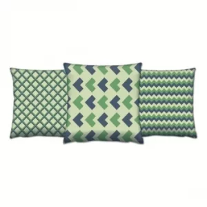 Image of AC-4380-4374-4382 Multicolor Cushion Set (3 Pieces)
