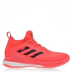 Image of adidas Crazyflight Mid Tokyo Netball Trainers - Signal Pink