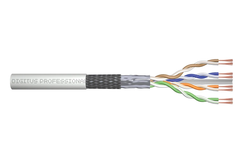 Image of Digitus CAT 6 SF/UTP twisted pair patch cord. raw