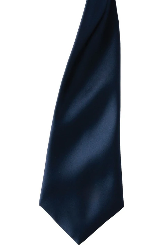 Image of Premier Premier Men Colours Satin Clip Tie Pack of 2 in Navy Navy One Size Male 5059269153939