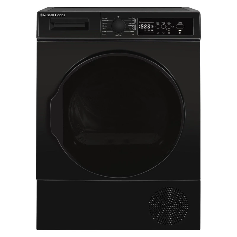 Image of Russell Hobbs 12 Series 9KG HP Dryer Black - Russell Hobbs Black UP22601