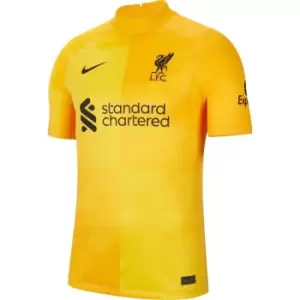 Image of Nike Liverpool Home Goalkeeper Shirt 2021 2022 - Yellow
