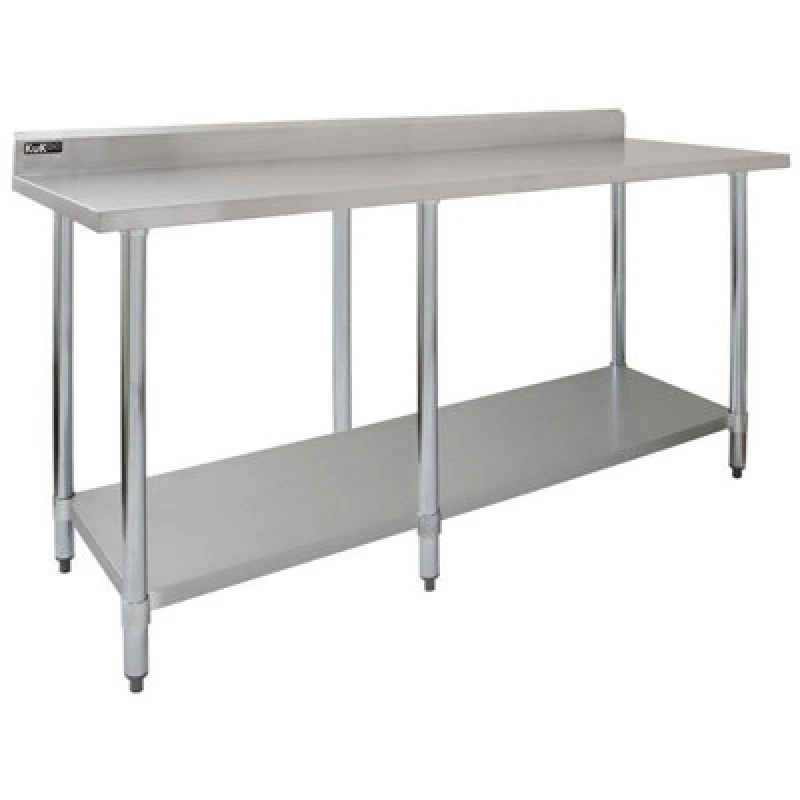 Image of KUKOO Monster Shop - 7FT Kitchen Work Bench Catering Table Commercial Stainless Steel 5055986161547