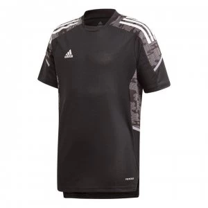 Image of adidas 2021 Training Jersey - BLACK/WHITE