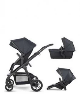 Image of Silver Cross Coast Tandem Pushchair Bundle - Pushchair & Carry Cot