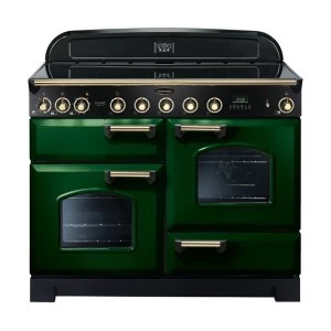 Image of Rangemaster 113080 CDL110EIRG-B Classic Deluxe 110cm Induction Range Cooker Racing G-B
