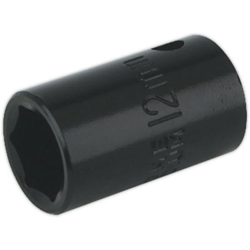 Image of Loops 12mm Forged Impact Socket - 3/8 Inch Sq Drive - Chrome-Vanadium Wrench Socket Multi