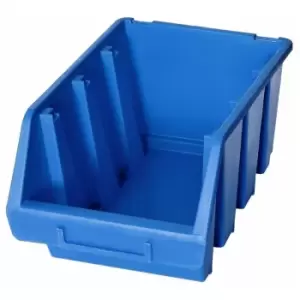 Image of Ergo l Box Plastic Parts Storage Stacking 170x240x126mm - Colour Blue - Pack of 4